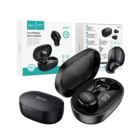 Hoco True Wireless Earbuds EW11 Melody Bluetooth V5.1 Black Hoco True Wireless Earbuds EW11 Melody Bluetooth V5.1 Black